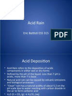 Acid Rain: Eric Battisti ESS 315