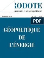 Magazine Herodote 155-Geopolitique de L Energie