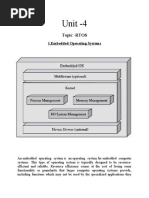 Unit - 4: Topic - RTOS