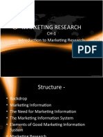 CH-1 Introduction To Marketing Research