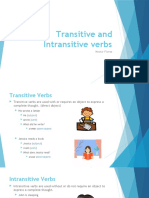 Transitive and Intransitive Verbs Explained