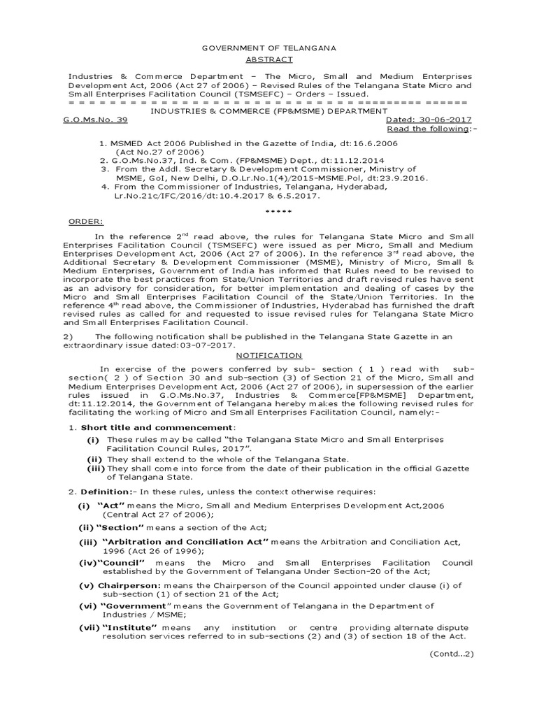 telangana-go-ms-no-39-dated-30-06-2017-with-form-1-pdf-arbitration