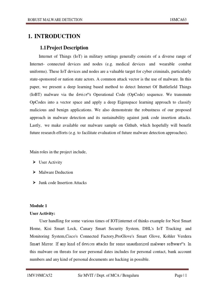 Robust Malware Detection in IoT | PDF | Python (Programming Language ...