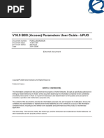 V16.0 BSS (Access) Parameters User Guide - bPUG: External Document