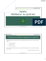 Ilmu Tajwid Ashabul Hijrah - Tempo Membaca Al-qur'An