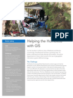 Helping The Homeless With GIS: Case Study