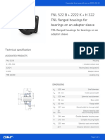 FNL 522 B + 2222 K + H 322 FNL Flanged Housings For Bearings On An Adapter Sleeve - 20210830