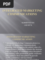 Integrated Marketing Communications: Submitted by Group 8