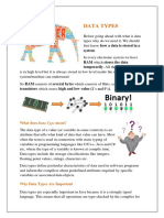 DATA TYPES - Final