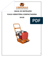 Manual de Instrução Placa Vibratória Compactadora VK-85