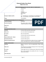 Material Safety Data Sheet Visco XC 84