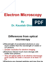 Electron Microscopy: by Dr. Kaustab Ghosh