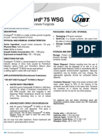 Technical Data Sheet - Freshgard 75 WSG (Imazalil Sulfate)