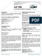 Technical Data Sheet - Freshgard 250 (Propiconazole)