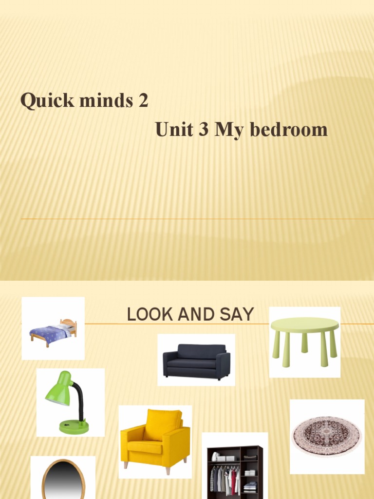 Quick Minds 2 Unit 3 My Bedroom | PDF | Language Arts & Discipline ...