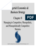 Managerial Economics & Business Strategy: Managing in Competitive, Monopolistic, and Monopolistically Competitive Markets