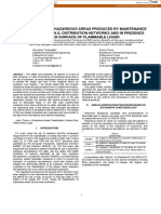 Classification of Hazardous Areas Produced by Maintenance Interventions On N.G. Distribution Networks and in Presence of Open Surface of Flammable Liquid