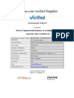 Supplier Assessment Report-Taian Common Rail Industry & Trading Co., Ltd.