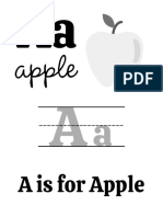 Alphabet Letter Tracing Interior 8,5x11, 100p, No Bleed