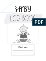 Baby Log Book Tracker