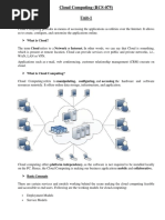 Cloud Computing (RCS-075) Unit-1