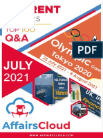 Current Affairs Q&A PDF Top 100 July 2021 by AffairsCloud 1