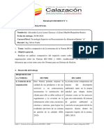 ANÁLISIS COMPARATIVO DE LA ESTRUCTURA DE LA NORMA ISO 9001 Y 14001. Contexto de La Organización
