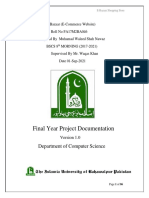 Final Year Project Documentation: Department of Computer Science