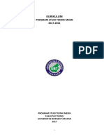 Program Studi Teknik Mesin UBT 2017-2021