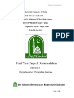 Final Year Project Documentation: Department of Computer Science