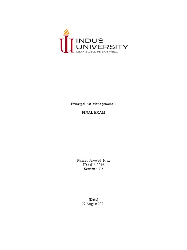 POM Final Exam PDF The Coca Cola Company Motivation