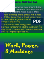 Work and Power Calculate Activity