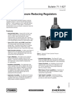 627 Series Pressure Reducing Regulators Bulletin