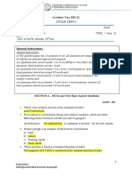 Oisb - Cbse - Grade 9 Social Ct-1 - Answer Key 2021-22