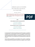 Ruy Mauro Marini - Antecedentes Para El Estudio Del Movimiento de Masas en El Periodo