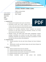 LKPD MATEMATIKA 8 PERTEMUAN 2 (Barisan Dan Deret Aritmatika)