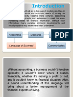 Accounting Accounting Measures Measures Processes Processes: "Language of Business" "Language of Business"