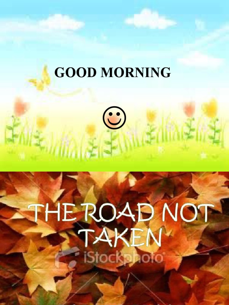 Robert Frost The Road Not Taken | PDF