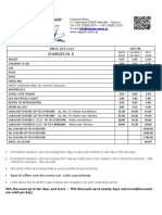 Aegeas Price List