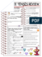 Mixed Three Tenses Grammar Drills 20104