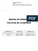 Manual de Normas y Politicas de La Empresa As3