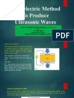 Ultrasonic Wave Production-Piezoelectric Method