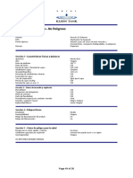 MSDS Formula 101 Enhancer - No-Peligroso - Español