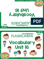 Vocab Unit 16 Set 1 BINGOBONGO Learning FUNbook 2