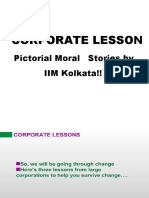 Corporate Lesson: Pictorial Moral Stories by IIM Kolkata!!