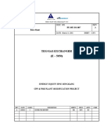 Cover TEG-Gas Exchanger (E-5050)