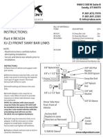 Rukse Jeep Front Sway Bar End Links Installation Instructions