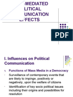 MASS-MEDIATED POLITICAL COMMUNICATION EFFECTS (môn VH truyền thông QT - năm 2)