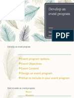 Create Event Programs: 10 Essential Elements