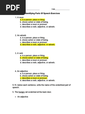 Labeling Parts Of Speech Worksheets Parts Of Speech Christmas Themed